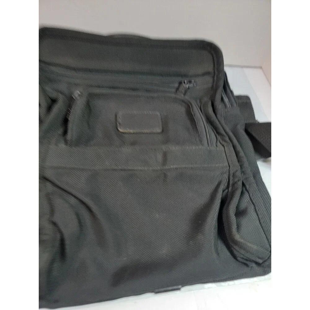 Vintage TUMI Black Ballistic Nylon Briefcase Laptop Messenger Bag Made USA
